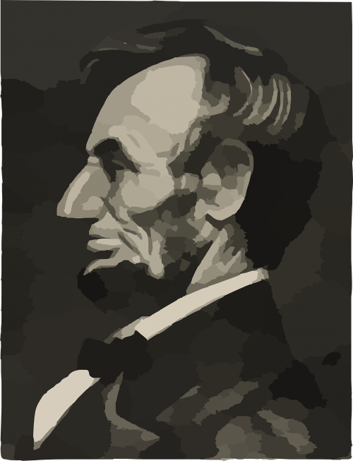 Abraham Abe Lincoln, Prezidentas, Vyras, Asmuo, Amerikietis, Steigėjas, Nepriklausomumas, Usa, Jungtinės Valstijos, Portretas, Nemokama Vektorinė Grafika