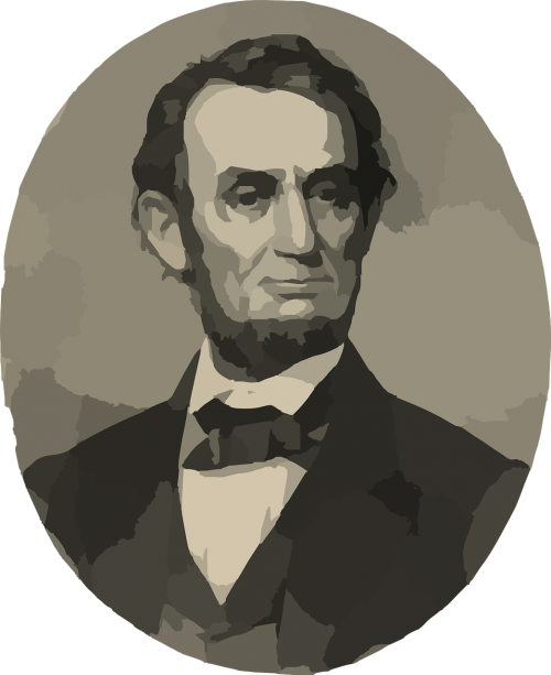 Abraham Abe Lincoln, Prezidentas, Vyras, Asmuo, Amerikietis, Steigėjas, Nepriklausomumas, Usa, Jungtinės Valstijos, Portretas, Nemokama Vektorinė Grafika