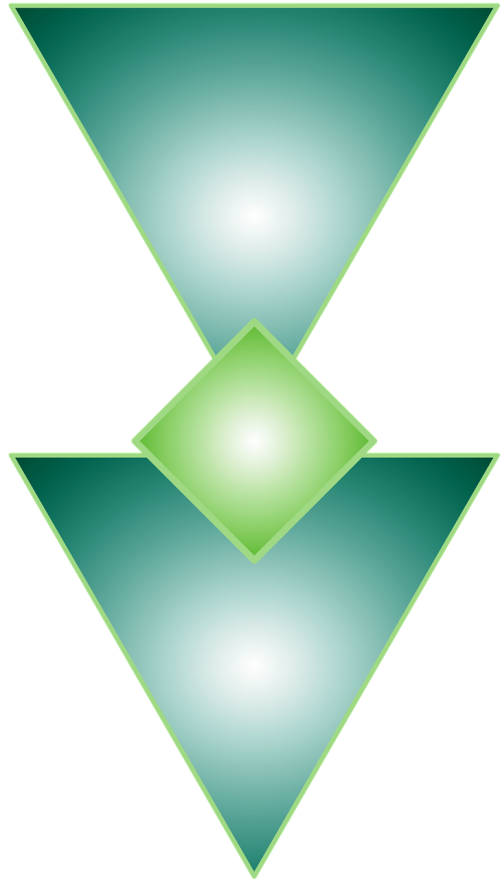 Abstraktus, Žalias, Trikampiai, Deimantas, Geometrinis