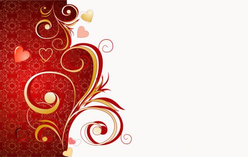 Valentino Diena,  Meilė,  Širdis,  Romantika,  Santykiai,  Šventė,  Vestuvės,  Atvirukas,  Raudona,  Auksas,  Linija,  Blizgantis,  Elegantiškas,  Fonas,  Abstraktus Fonas Su Širdimis
