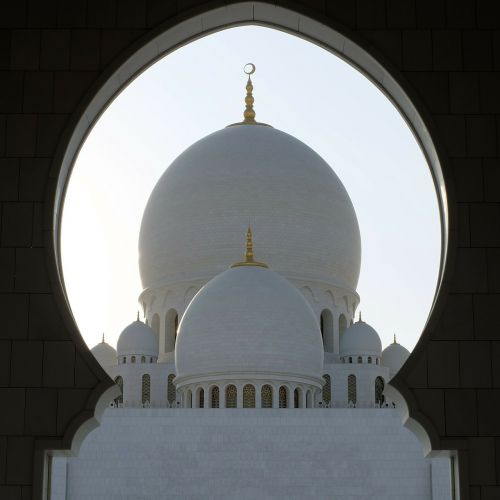Abu, Dhabi, Grand, Mečetė, Architektūra, Religinė Architektūra, Uae, Arabiškas, Pastatai