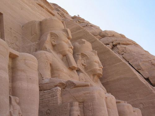 Abu Simbel, Istorinis, Egiptas, Egyptian, Dievas, Senovės, Paminklas, Atostogos, Šventė