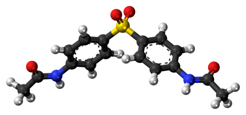 Acedapsonas, Antimikrobinis Preparatas, Molekulė, Struktūra, Modelis, Chemija, Tyrimai, Junginys, Klijavimas