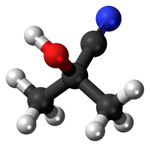 Acetono-Cianohidrinas, Molekulė, Struktūra, Modelis, Chemija, Mokslas, Junginys, Atomai, Klijavimas