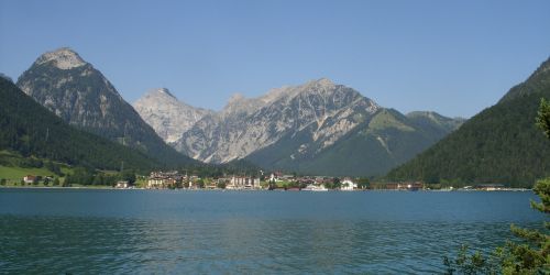 Achensee, Ežeras, Achenkirch, Vaizdas, Perspektyva, Kalnai