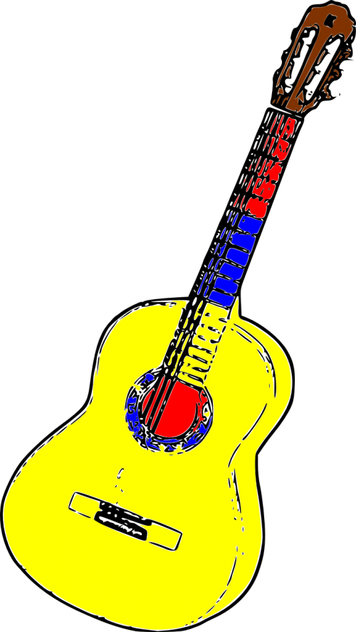 Akustinė Gitara, Gitara, Muzikinis Instrumentas, Muzika, Kolumbija, Nemokama Vektorinė Grafika