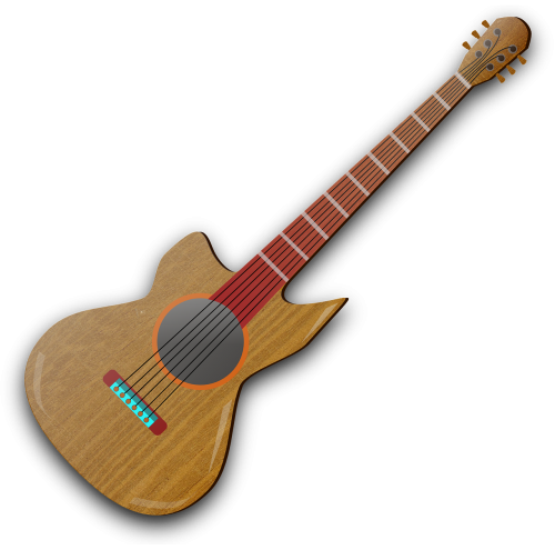 Akustinė Gitara, Muzikinis Instrumentas, Muzika, Daina, Medinis, Garsas, Gitara, Nemokama Vektorinė Grafika