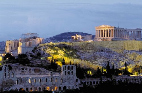 Akropolis, Partenonas, Atėnas, Graikija, Olimpinis, Žaidimai