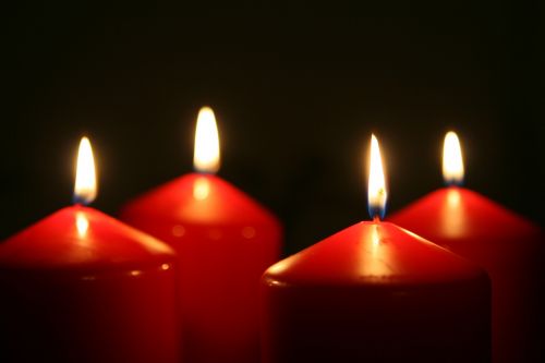 Adventas, Žvakių Šviesa, Kalėdos, Kalėdų Laikas, Žvakių Liepsna