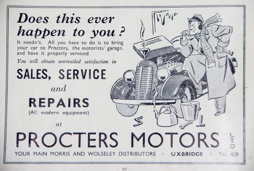 Reklama, Automobilis, Remontas, Animacinis Filmas, Retro, Istorinis, 1939, Rafas, Anglija