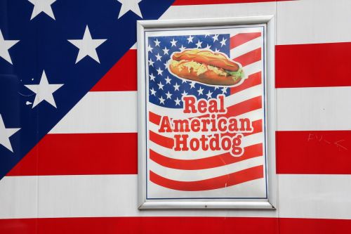 Reklama, Realus Amerikietiškas Karšto Šuo, Vėliava, Amerikietis