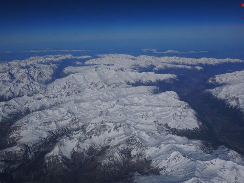 Oro Vaizdas, Luftbildaufnahme, Alpių, Kalnai, Berger