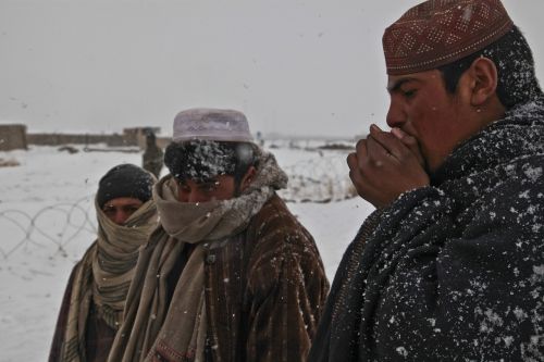 Afghani, Žmonės, Šaltas, Asmenys, Žiema, Sušaldyta, Sniegas, Sniegas, Snaigės