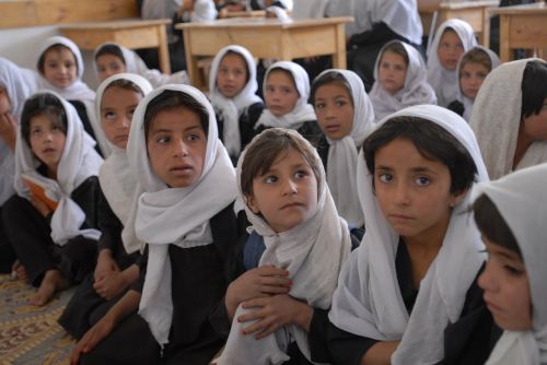 Afganistanas, Mokykla, Klasė, Mergaitės, Vaikai, Mokymasis, Švietimas