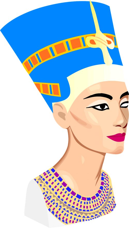 Afrika, Senovės, Egiptas, Moteris, Mergaitė, Istorija, Lyderis, Nefertiti, Nile, Politikė, Portretas, Karalienė, Honoraras, Valdovas, Žmonės, Moteris, Nemokama Vektorinė Grafika