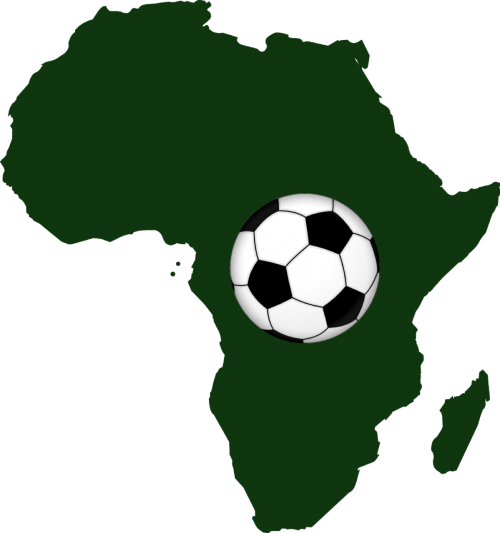 Afrika, Futbolas, Žemynas, Žemėlapis, Futbolas, Sportas, Rutulys, Žaidimas, Varzybos, Čempionatas, Taurė, Nemokama Vektorinė Grafika
