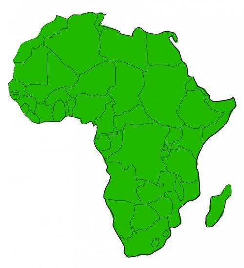 Afrika,  Žemėlapis,  Africa Map