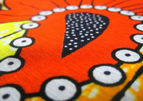 Tekstilė,  Oranžinė,  Afrikos,  Spausdinti,  African Print