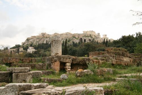 Agora,  Atėnas,  Griuvėsiai,  Partenonas,  Agora Athens Griuvėsiai Parthenon