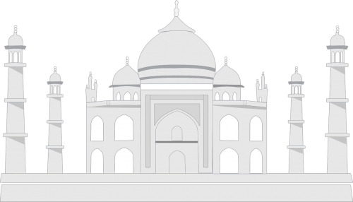 Agra, Architektūra, Pastatas, Kultūrinis, Istorinis, Indija, Mauzoliejus, Kapas, Nemokama Vektorinė Grafika