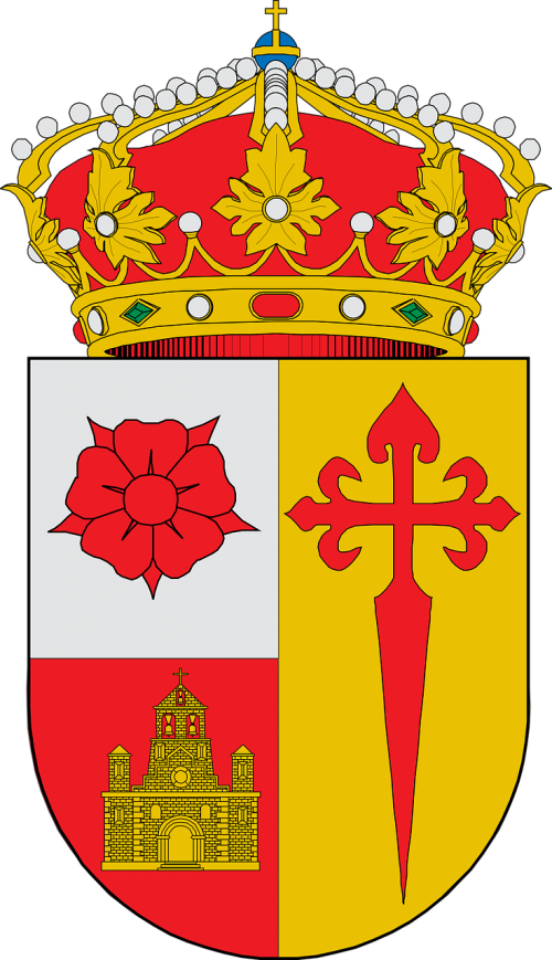Ahilonai, Herbas, Savivaldybės, Badajoz, Ispanija, Simbolis, Ženklas, Nemokama Vektorinė Grafika