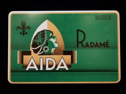 Aida Radamé, Cigarai, Dėžė, Paketas, Tabakas, Cigarečių, Nikotinas, Paketas, Produktas, Senas, Vintage