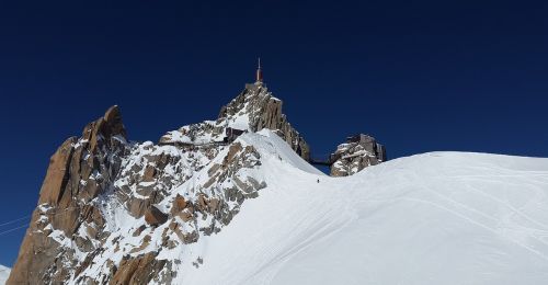 Aiguille Du Midi, Chamonix, Kalnų Stotis, Aukšti Kalnai, Kalnai, Alpių, Aukščiausiojo Lygio Susitikimas, Sniegas, Aukštas, Kraštovaizdis, France, Žiemą, Alpinizmas, Šaltas