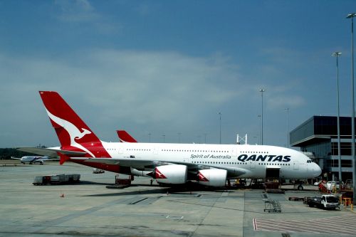 Airbus, A380, Qantas, Orlaivis, Keleiviniai Orlaiviai, Oro Uostas, Melburnas, Charles Ulm