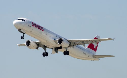 Airbus A321, Swiss Airlines, Oro Uostas Zurich, Reaktyvinis, Aviacija, Transportas, Oro Uostas, Orlaivis, Skrydis, Išvykimas, A321, Swiss, Zrh
