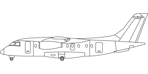 Orlaivis, Lėktuvas, Lėktuvas, Priemiestinis, Reaktyvinis, Lėktuvas, Stol, Turbofan, Nemokama Vektorinė Grafika