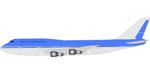 Orlaivis, Lėktuvas, Gabenimas, Boeing 747, Skristi, Lėktuvas, Lėktuvas, Airbus, Nemokama Vektorinė Grafika