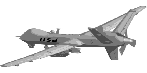 Orlaivis, Drone, Usa, Lėktuvas, Lėktuvas, Karinis Lėktuvas, Nemokama Vektorinė Grafika