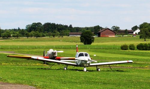 Orlaivis, Sporto Pilotavimo Orlaiviai, Cessna, Kraštovaizdis, Oro Uostas, Sitterdorf, Thurgau, Šveicarija