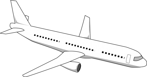 Lėktuvas, Lėktuvas, Skraidantis, Lėktuvas, Aviakompanija, Boeing, Nemokama Vektorinė Grafika