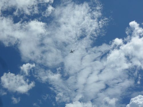 Lėktuvas, Dangus, Debesis
