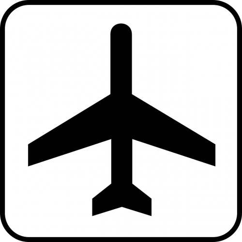Lėktuvas, Lėktuvas, Orlaivis, Ženklas, Simbolis, Piktograma, Nemokama Vektorinė Grafika