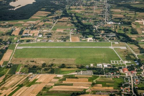 Oro Uostas, Takas, Aerofoto Nuotrauka, Masłów, Swietokrzyskie, Lenkija