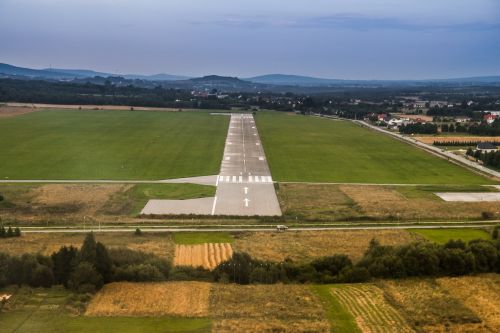 Oro Uostas, Takas, Aerofoto Nuotrauka, Masłów, Swietokrzyskie, Lenkija