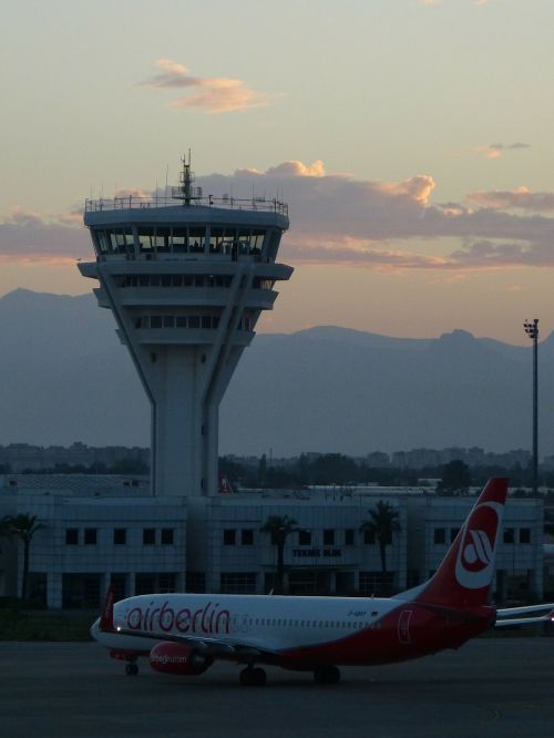 Oro Uostas, Orlaivis, Bokštas, Antalija, Turkija