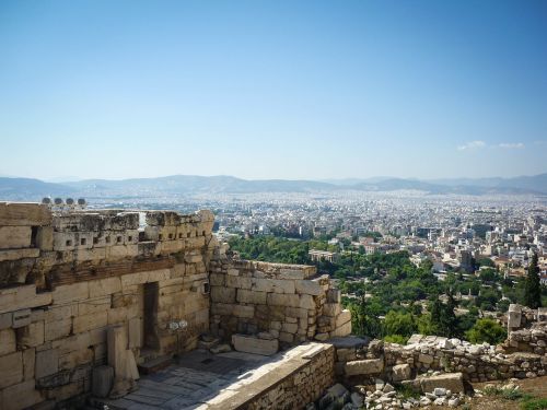 Akropolis, Atėnas, Graikija, Saugokis, Vaizdas, Miestas