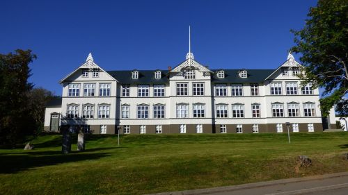 Akureyri, Iceland, Kolegija, Architektūra, Pastatas, Mokykla, Icelandic
