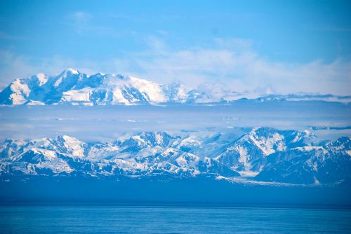 Alaska, Ledynas, Ledas, Kalnai, Kraštovaizdis, Sniegas, Gamta, Vanduo, Žiema, Mėlynas Dangus