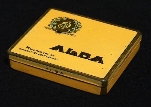 Alba, Cigaretės, Pakavimas, Senas, Olandų, Produktas, Dėžė, Retro, Vintage