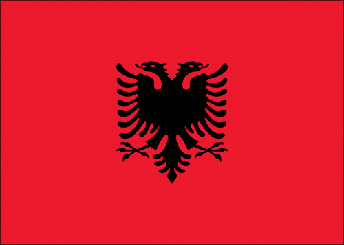 Albania, Vektorius, Šalis, Vėliava, Nemokama Vektorinė Grafika
