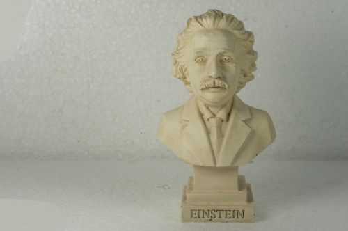 Albertas, Einšteinas, Statula, Balta