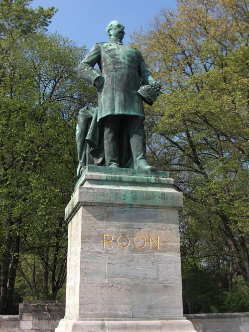 Albrecht By Roon, Statula, Berlynas, Paminklas, Bronzos Statula