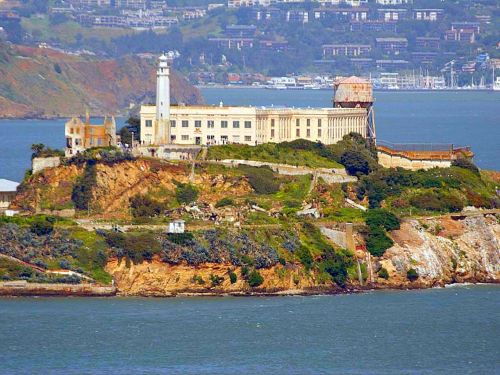 Alcatraz, Kalėjimas, Sala, Jūra, Usa, Pastatas, San Franciskas