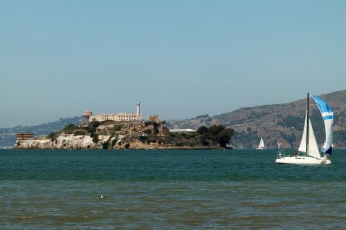 Alcatraz, Kalėjimas, Sala, San Franciskas, Kalifornija, Usa, Aukšto Saugumo Kalėjimas, Ramiojo Vandenyno Regionas, Vanduo