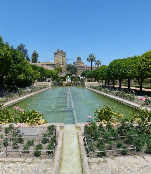 Alcázar De Los Reyes Cristianos,  Vandens Žaidimai,  Spalvingas,  Parko Sodas