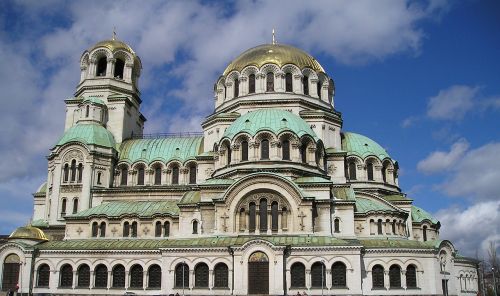 Alexander Nevski, Sofia, Bulgarija, Centras, Simbolis, Katedra, Ortodoksas, Religija, Bažnyčia, Orientyras, Balkanai